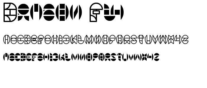 DRAGON FLY font